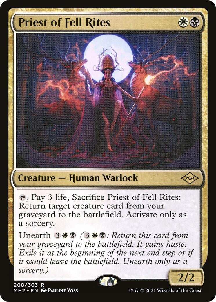 Priest of Fell Rites (208) (MH2)