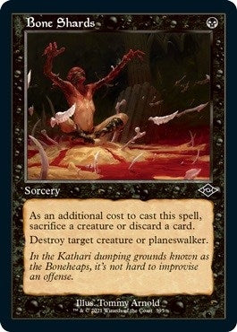 Bone Shards (Retro Frame) (Foil Etched) (395) (MH2)