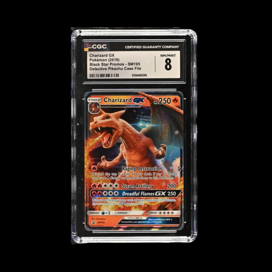 Pokemon Slab Charizard Gx SM195 2019 CGC 8 NM/Mint