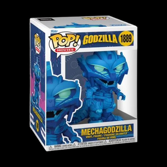 Godzilla Retro Futurism Art Mechagodzilla Premium Funko Pop! Vinyl Figure #1889 - SUPER SIZE
