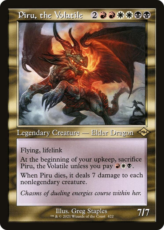 Piru, the Volatile (Retro Frame) (422) (MH2)