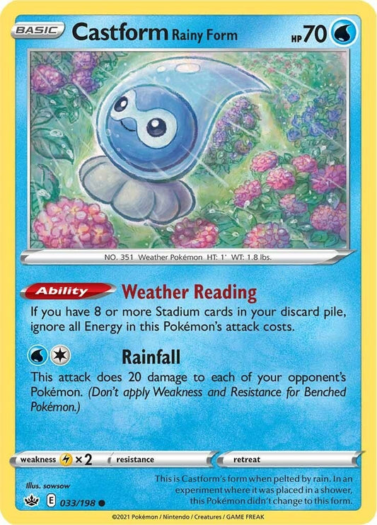 Castform Rainy Form (033/198) (SWSH06)