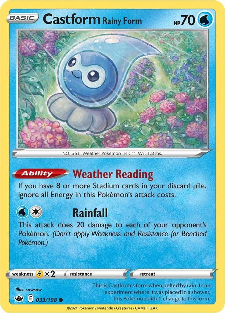 Castform Rainy Form (033/198) (SWSH06)
