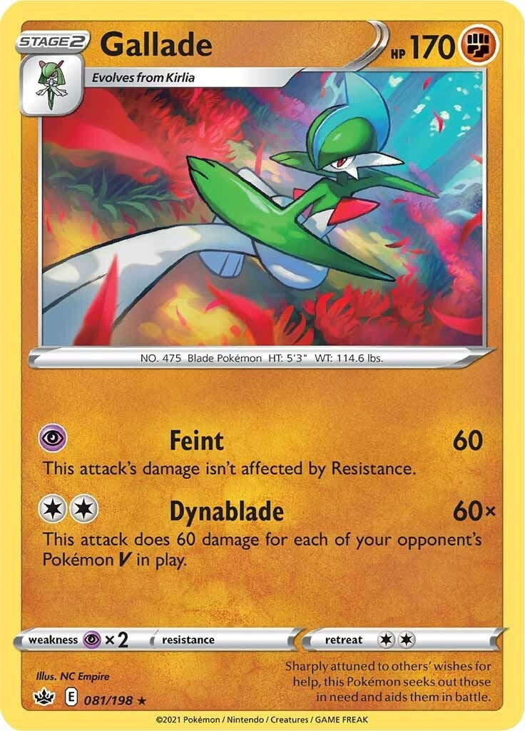 Gallade (081/198) (SWSH06: Chilling Reign) (SWSH06)