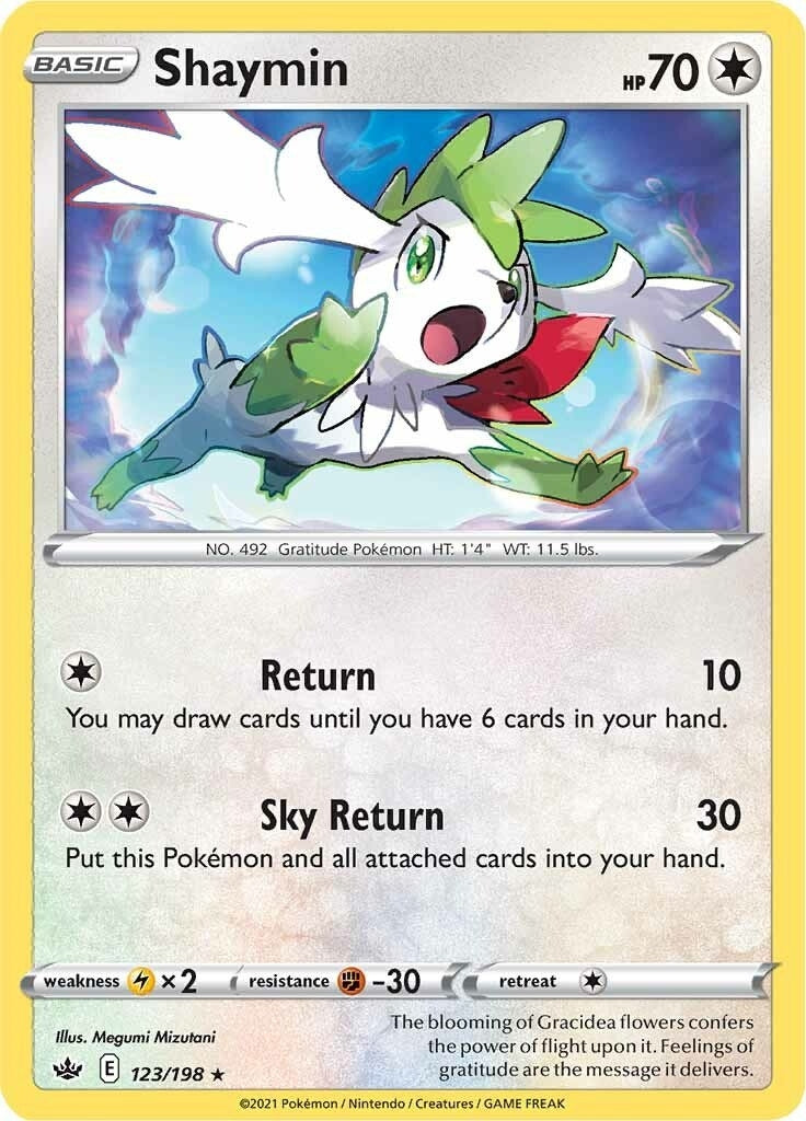 Shaymin (123/198) (SWSH06: Chilling Reign) (SWSH06)