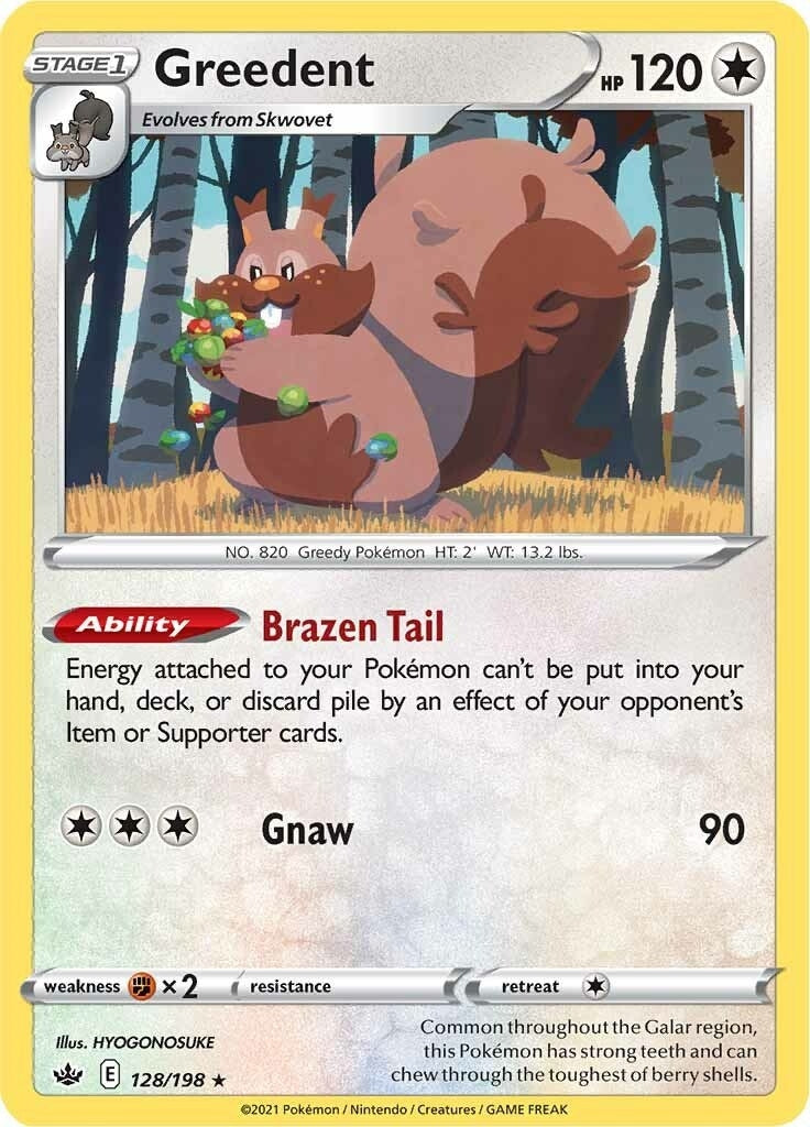 Greedent (128/198) (SWSH06)