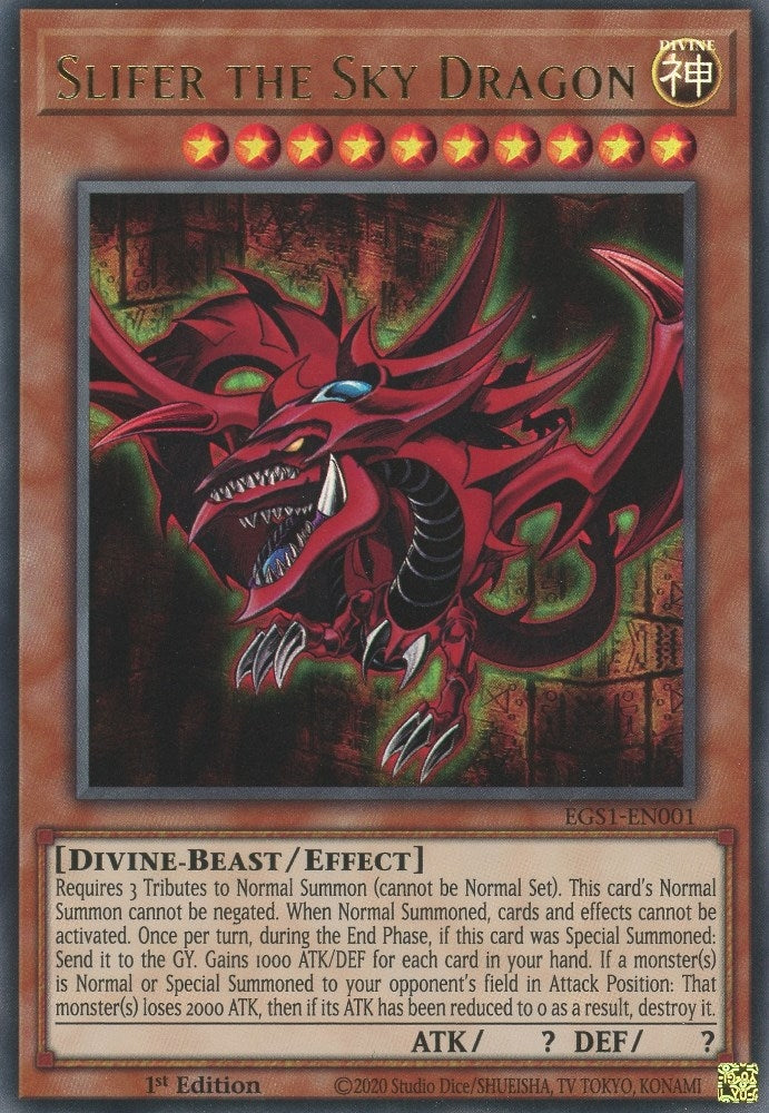 Slifer the Sky Dragon (EGS1-EN001) (EGS1)