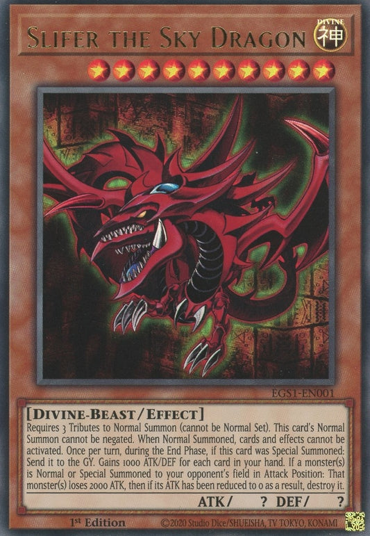Slifer the Sky Dragon (EGS1-EN001) (EGS1)