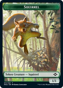 Squirrel // Beast Double-Sided Token (11 // 9) (MH2)