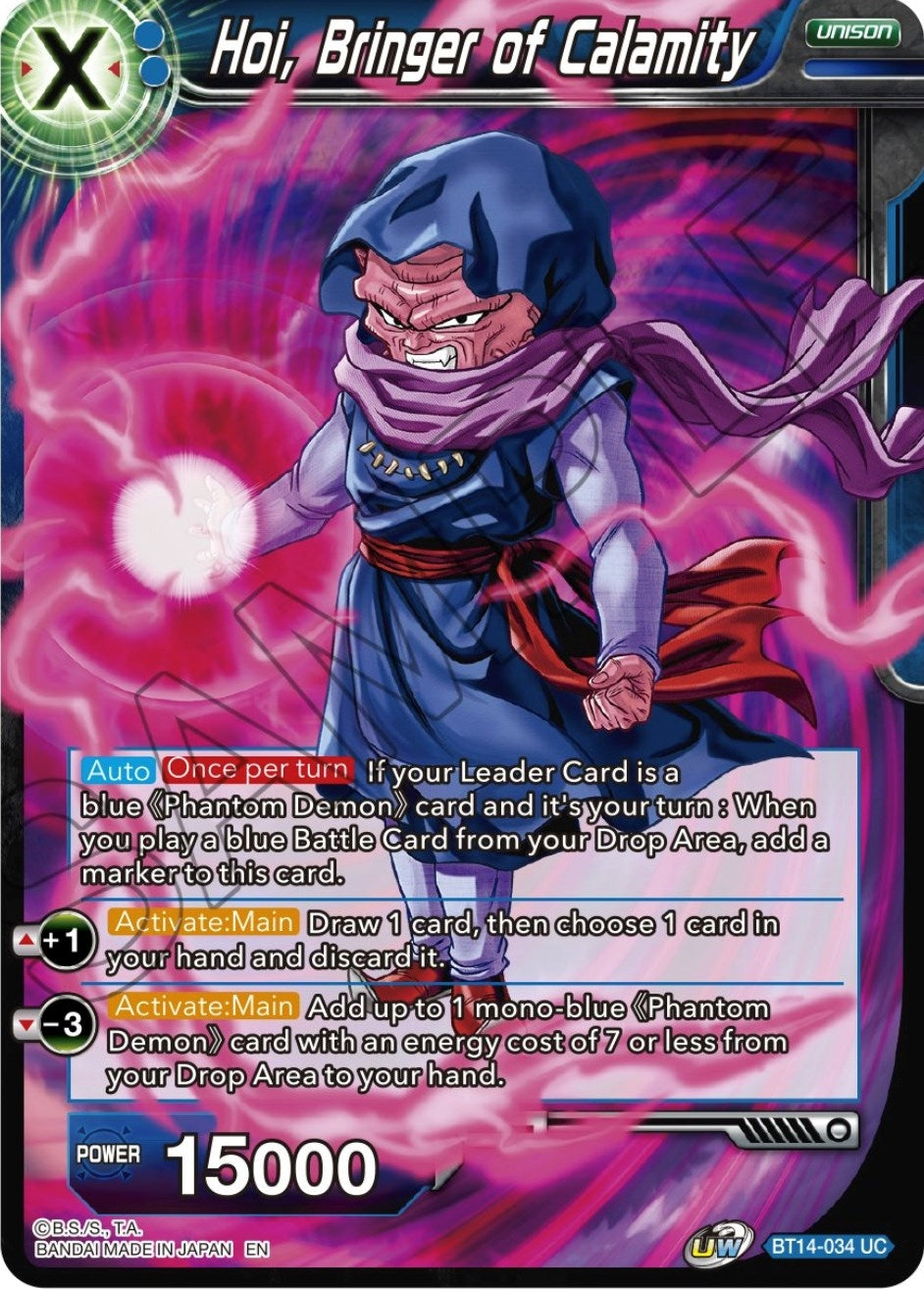 Hoi, Bringer of Calamity (BT14-034) (Cross Spirits) (DBS-B14)