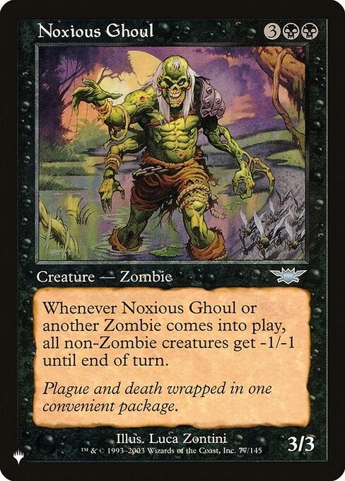 Noxious Ghoul (77/145) (LIST)