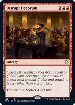 Disrupt Decorum (122) (AFC)