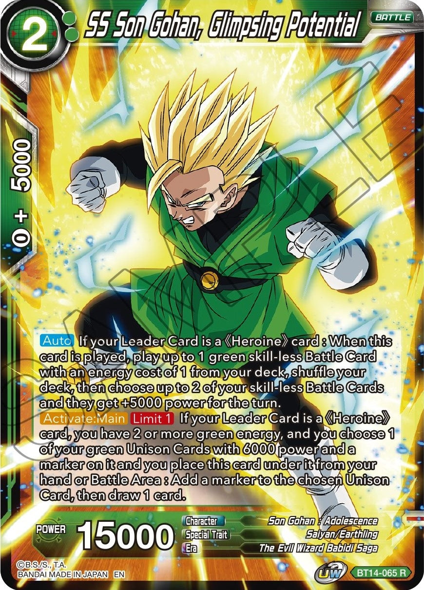 SS Son Gohan, Glimpsing Potential (BT14-065) (Cross Spirits) (DBS-B14)