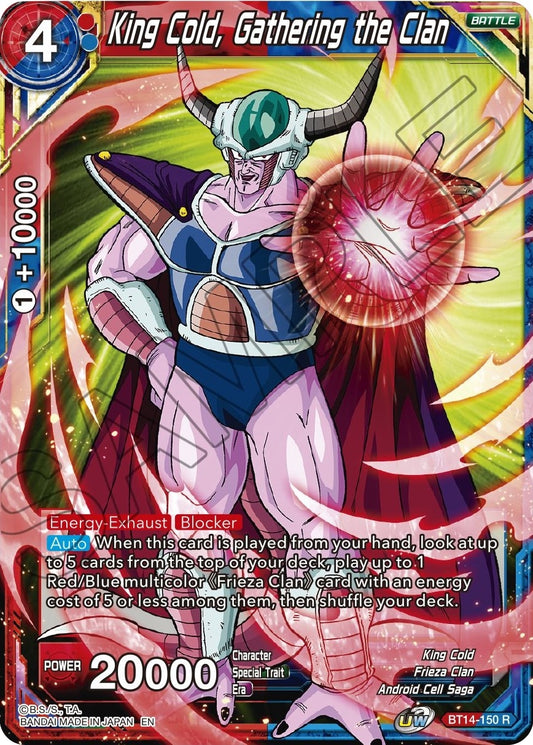 King Cold, Gathering the Clan (BT14-150) (Cross Spirits) (DBS-B14)