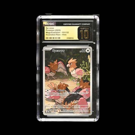 Pokemon Slab Spearow 151 CGC Pristine 10 2025