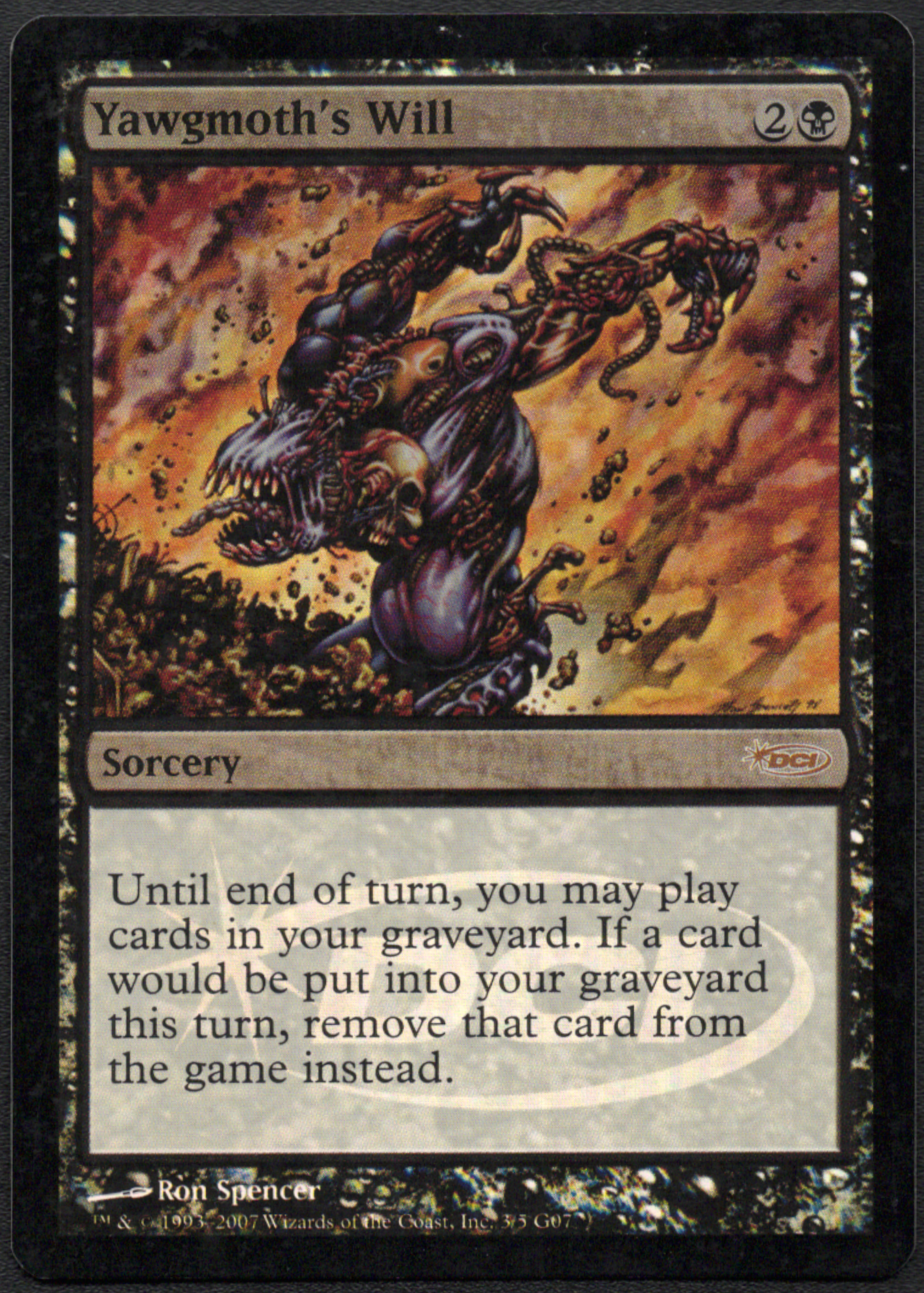 Yawgmoth's Will 3 Judge Promo SP