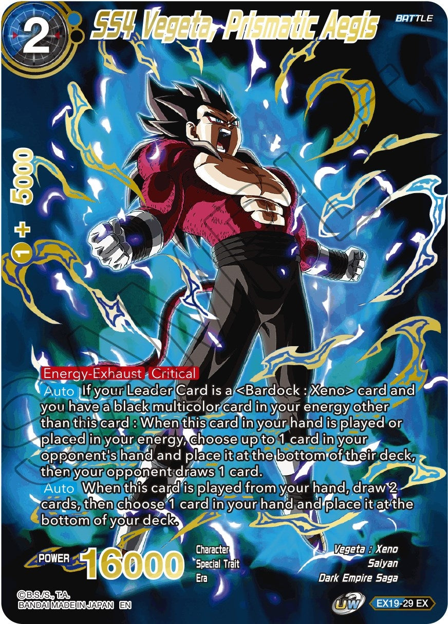 SS4 Vegeta, Prismatic Aegis (EX19-29) (Special Anniversary Set 2021) (DBS-BE19)