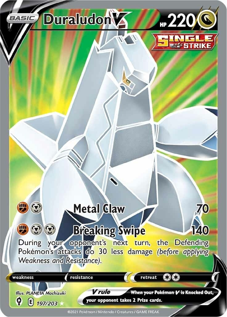 Duraludon V (Full Art) (197/203) (SWSH07)