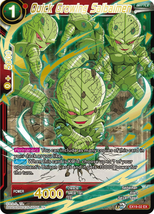 Quick Growing Saibaimen (EX19-02) (Special Anniversary Set 2021) (DBS-BE19)