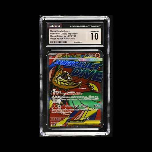Pokemon JP Slab Mega Hawlucha EX 229 CGC 10 Gem 2025