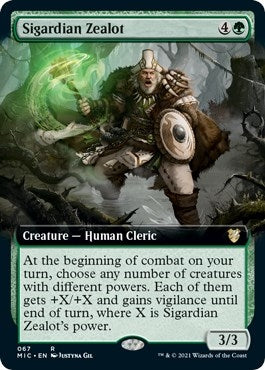 Sigardian Zealot (Extended Art) (67) (MIC)
