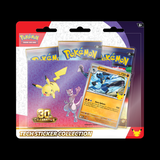 Pokemon 30th Celebration Tech Sticker Collection (Ships September 2026)