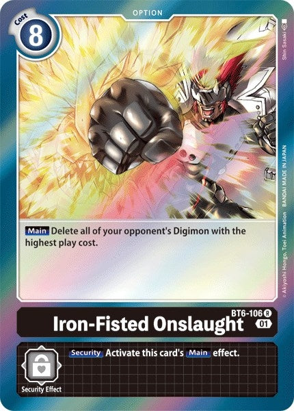 Iron-Fisted Onslaught (BT6-106 R) (BT06)
