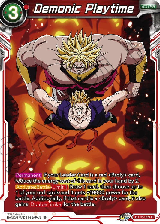 Demonic Playtime (BT15-029) (Saiyan Showdown) (DBS-B15)