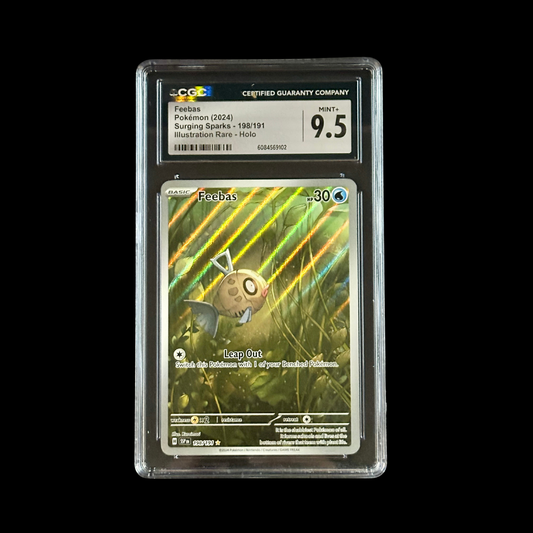 Pokemon Slab Feebas 198/191 CGC 9.5 Mint+ 2024