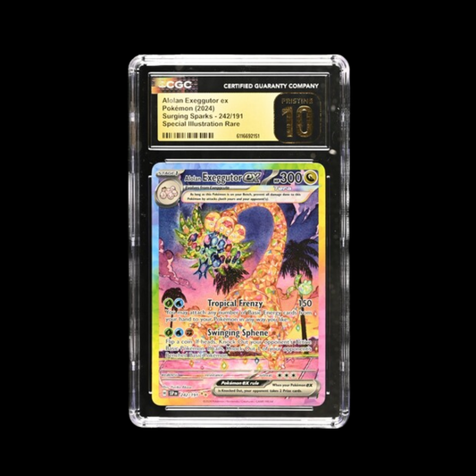 Pokemon Slab Alolan Exeggutor Ex 242 CGC Pristine 10 2024
