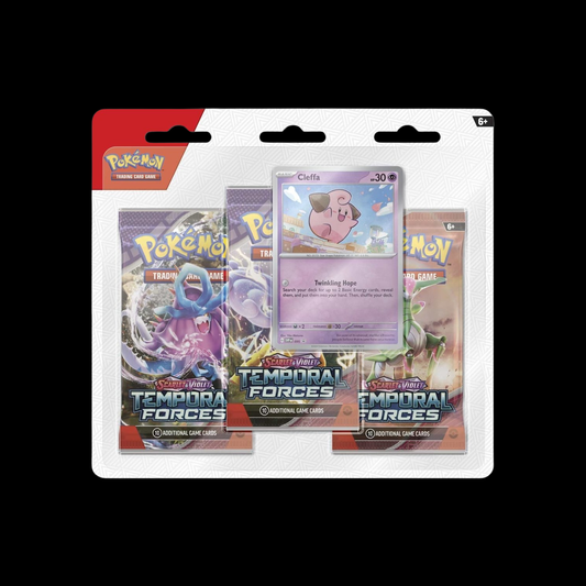 Pokemon Scarlet & Violet Temporal Forces 3 Pack Blister Pack