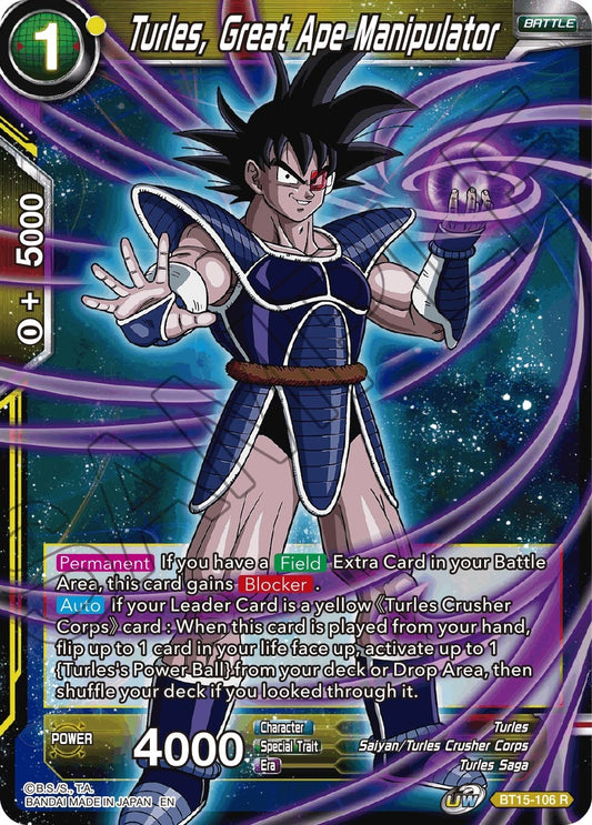 Turles, Great Ape Manipulator (BT15-106) (Saiyan Showdown) (DBS-B15)
