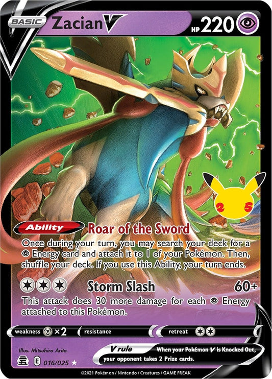 Zacian V (016/025) (CLB)