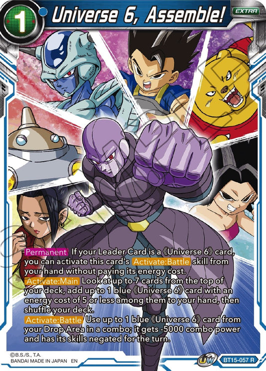 Universe 6, Assemble! (BT15-057) (Saiyan Showdown) (DBS-B15)