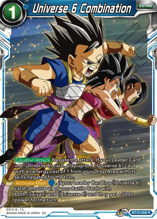 Universe 6 Combination (BT15-059) (Saiyan Showdown) (DBS-B15)