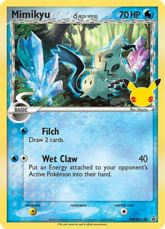 Mimikyu (Delta Species) - SWSH136 (SWSH136) (SWSD)