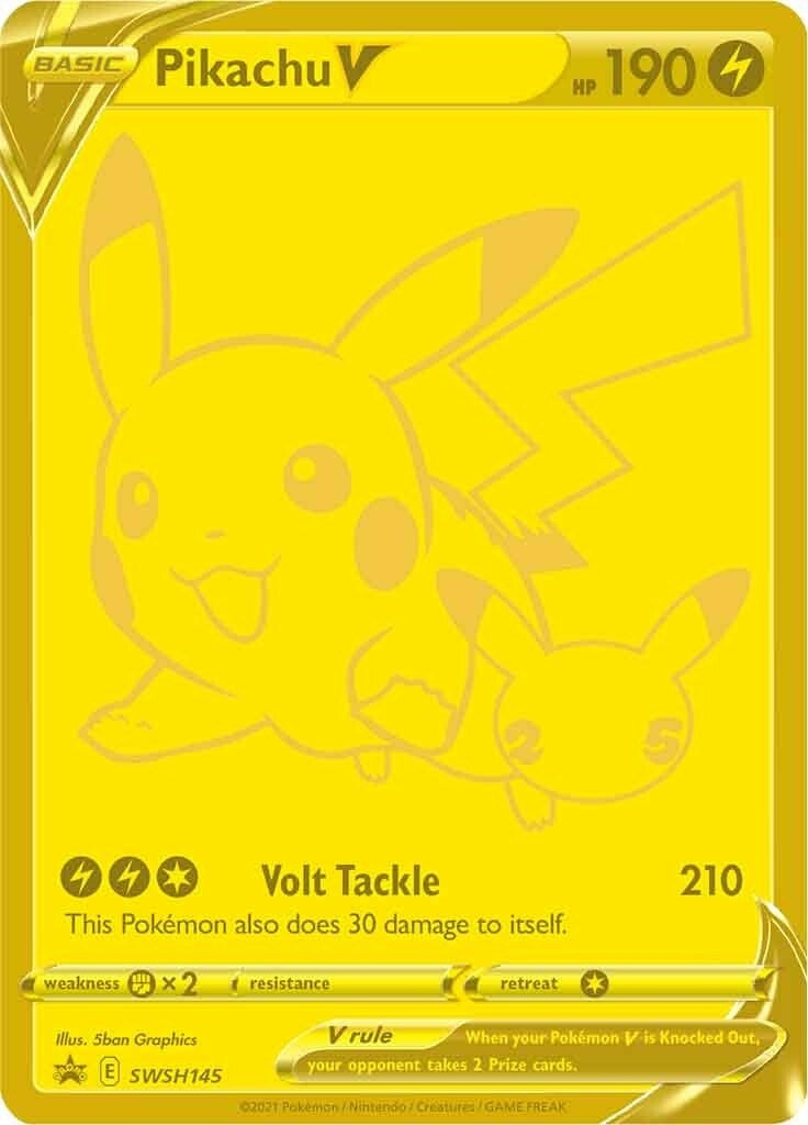 Pikachu V - SWSH145 (SWSH145) (SWSD)