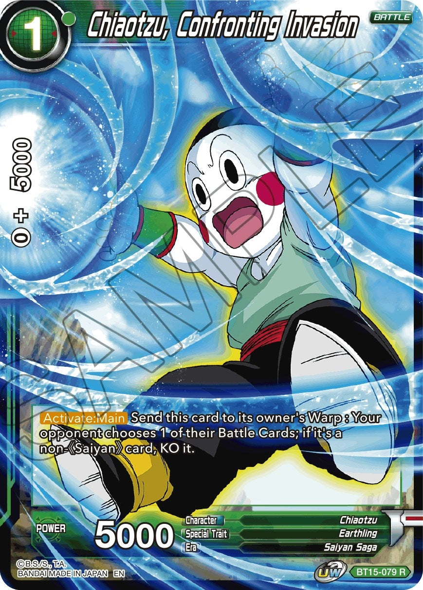 Chiaotzu, Confronting Invasion (BT15-079) (Saiyan Showdown) (DBS-B15)