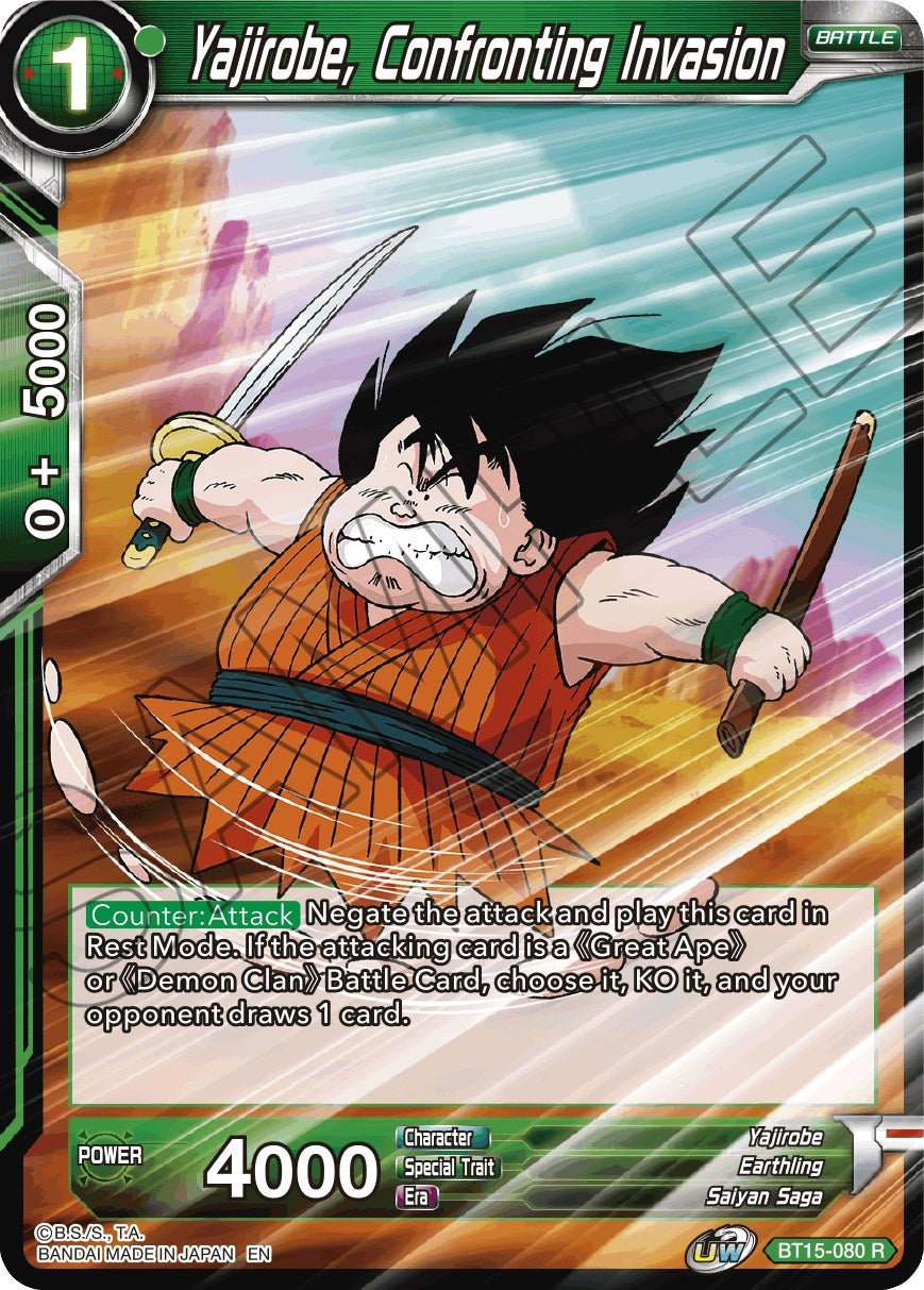 Yajirobe, Confronting Invasion (BT15-080) (Saiyan Showdown) (DBS-B15)