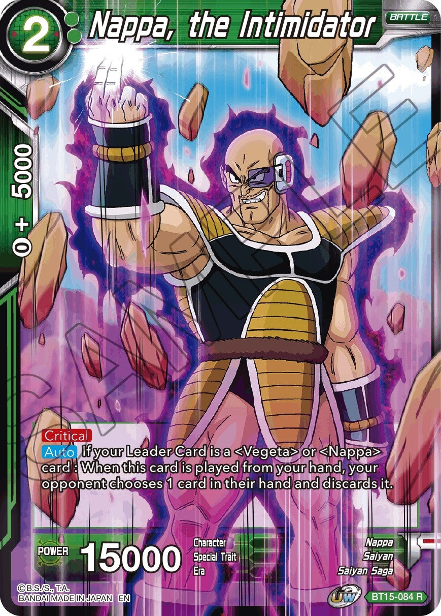 Nappa, the Intimidator (BT15-084) (Saiyan Showdown) (DBS-B15)