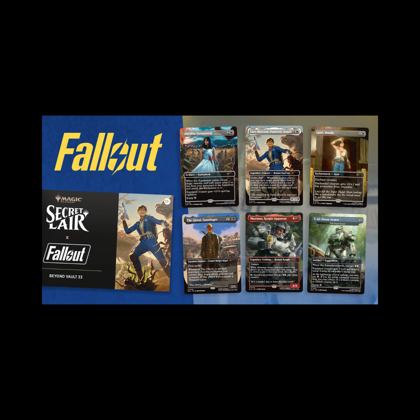MTG Magic The Gathering Secret Lair Fallout Beyond Vault 33 Sealed