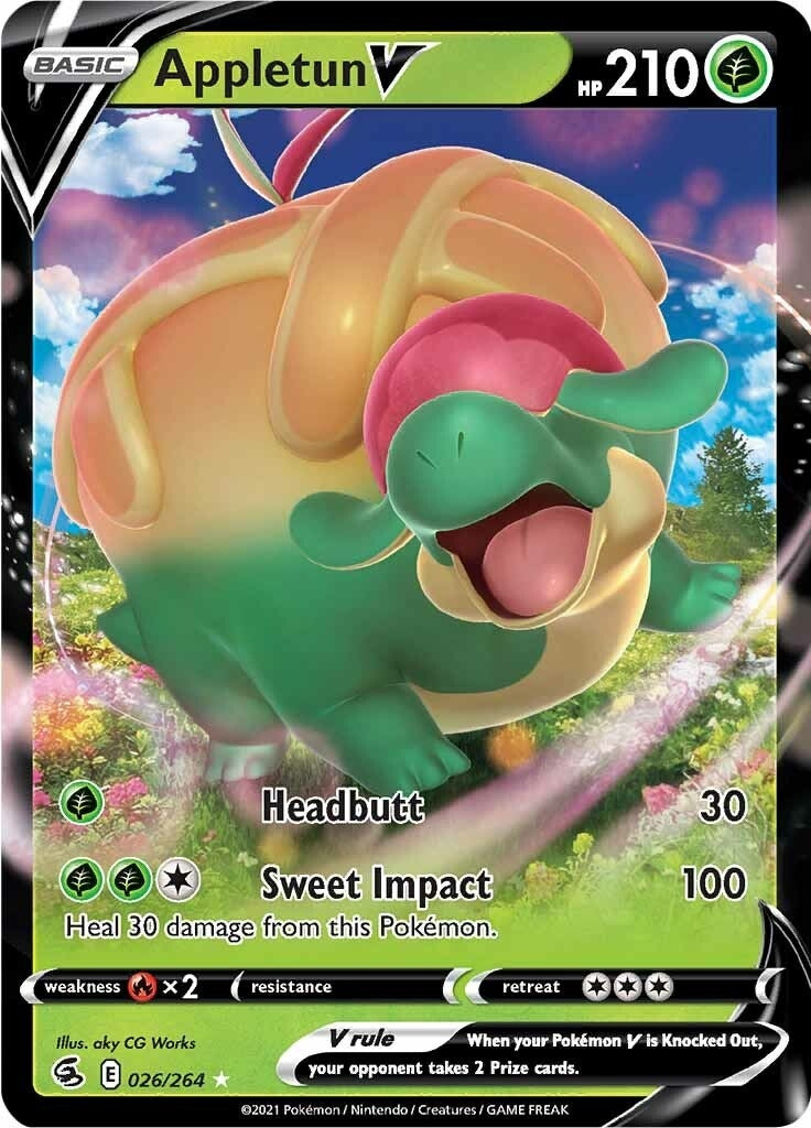 Appletun V (026/264) (SWSH08: Fusion Strike) (SWSH08)