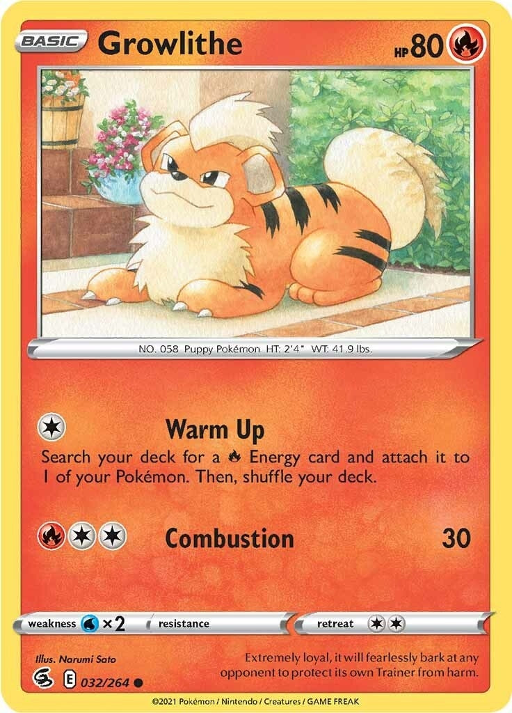 Growlithe (032/264) (SWSH08)