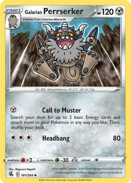 Galarian Perrserker (181/264) (SWSH08)