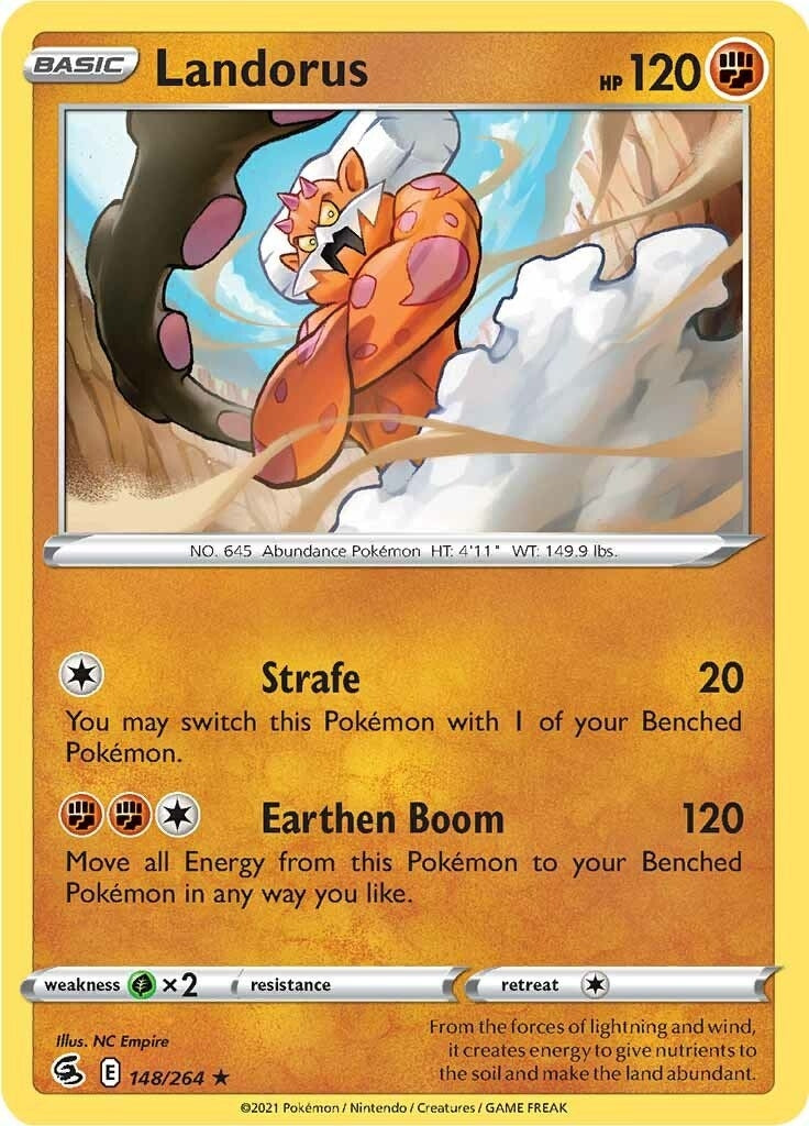 Landorus (148/264) (SWSH08: Fusion Strike) (SWSH08)