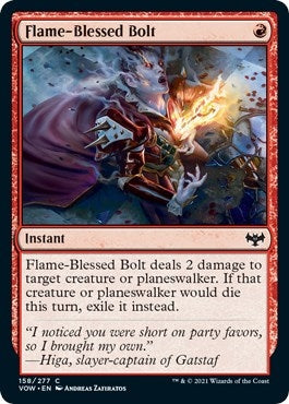 Flame-Blessed Bolt (158) (VOW)