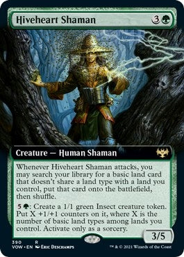 Hiveheart Shaman (Extended Art) (390) (Innistrad: Crimson Vow) (VOW)
