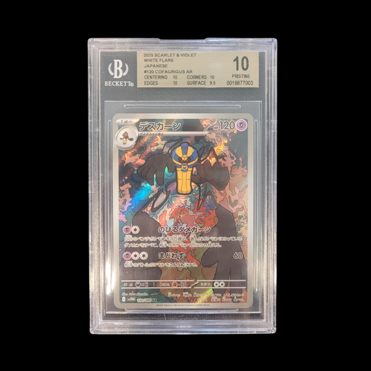 Pokemon JP Slab Cofagrigus 120 BGS Pristine 10 2025