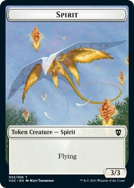 Spirit (003) // Thopter Double-sided Token (3 // 6) (VOC)