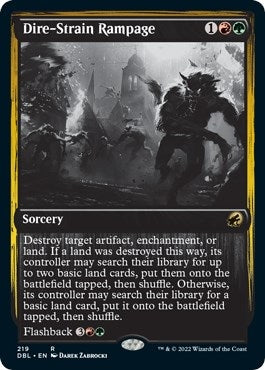 Dire-Strain Rampage (219) (DBL)